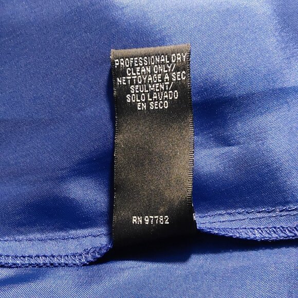 NWT! Jill Stuart 100% Silk Pleated Chiffon Long Formal Halter Gown Purple - Picture 9 of 9